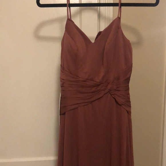Azazie Dresses & Skirts - Azazie bridesmaid dress- desert rose , size A4 Never worn!!